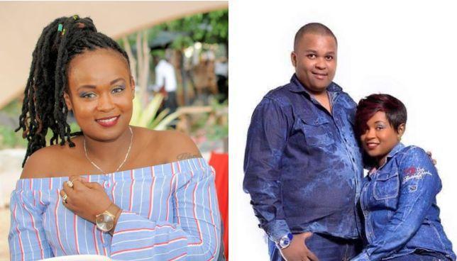 A composite image of Dj Brownskin and his Late wife Sharon Njeri.